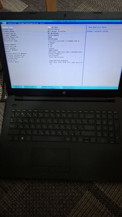 Продам ноутбук HP