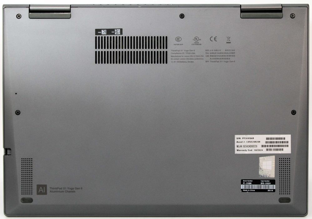 Lenovo ThinkPad X1 Yoga Gen 6