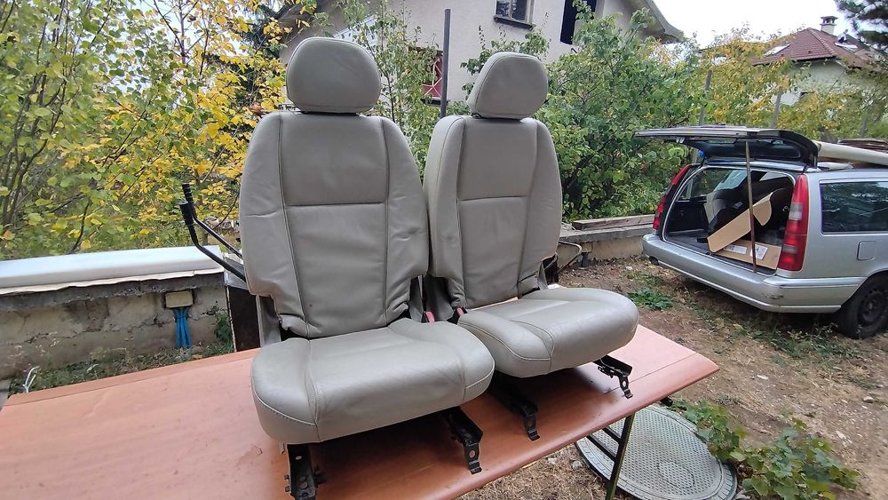 VOLVO XC90 Седалки предни и 2 задни светла кожа