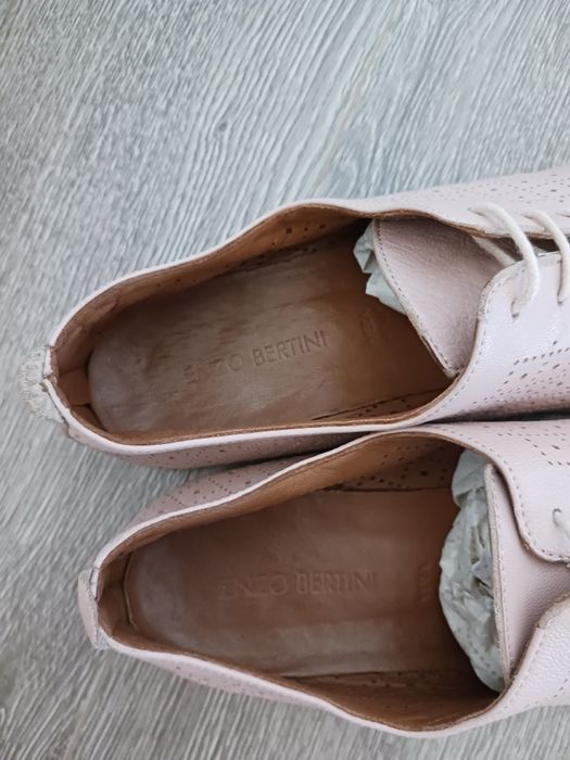 Pantofi piele perforata Enzo Bertini