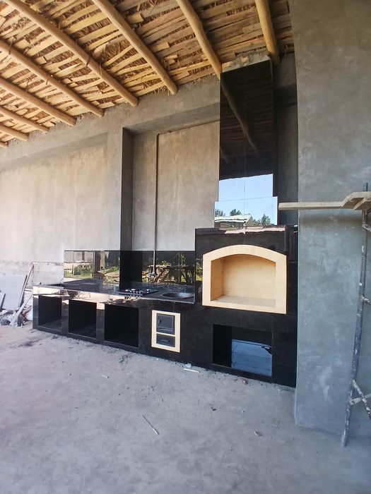 Летний кухня курамиз урок козон барбекю тандир