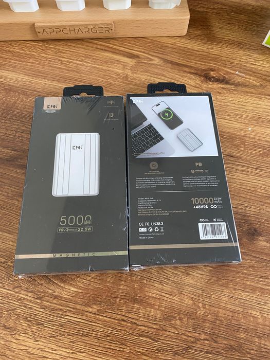 Power Bank външна батерия 5000 mAh KPG Portable Magnetic Wireless