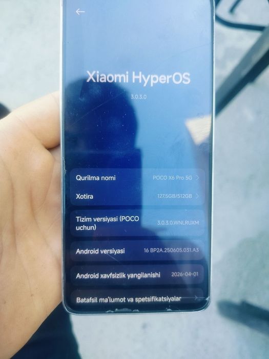 poco x6 pro 5g 12/512
