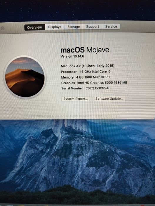 macbook air 13 2015 ssd