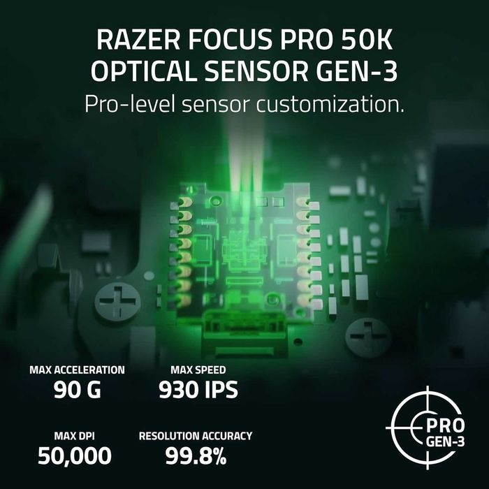 Геймърска мишка Razer Viper V4 Pro Black 8K