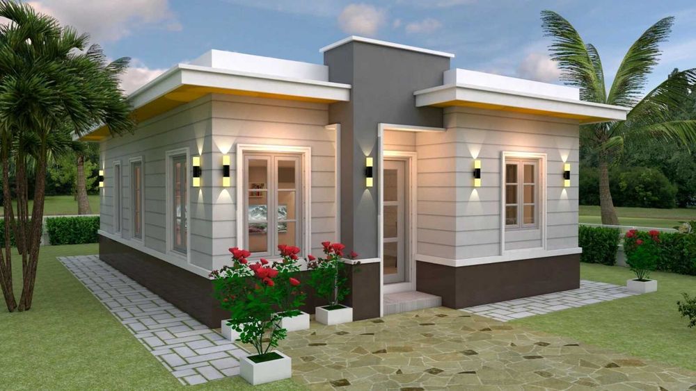 НА ИЗПЛАЩАНЕ - Луксозна сглобяема къща с 3 спални, 70 кв. м