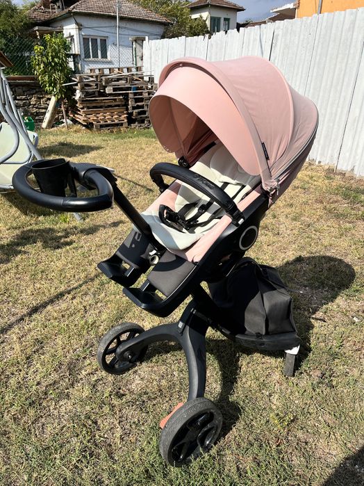 Stokke V6 limited edition в бебешко розово