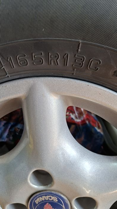 Продам  колеса(диск +резина) 165R13C