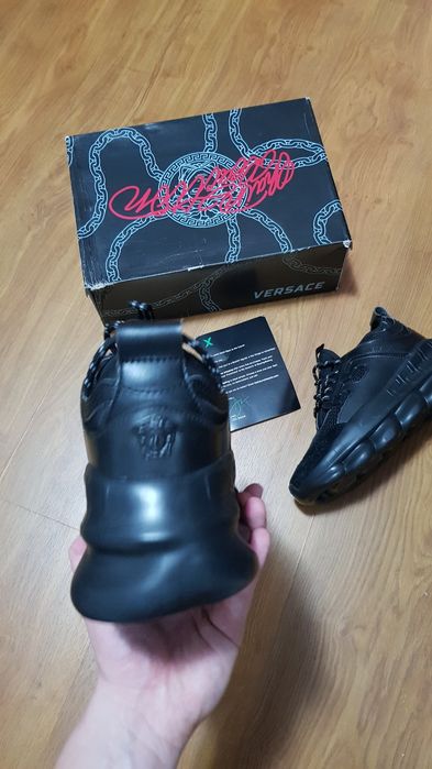 Sneakers Versace Chain Reaction Black •STOC 39•Livrare rapidă•