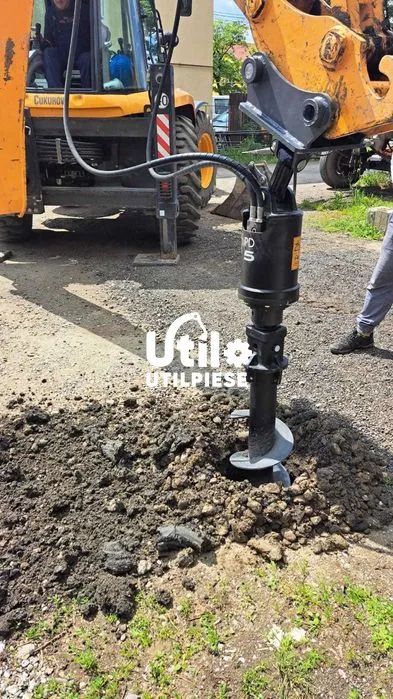 echipament foraj miniexcavator universal + piese schimb utilaje