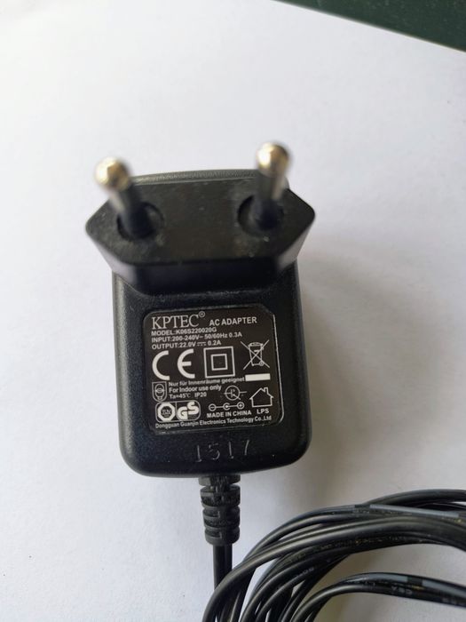 Alimentator 22V- 0,2A pentru electrocasnice 220V
