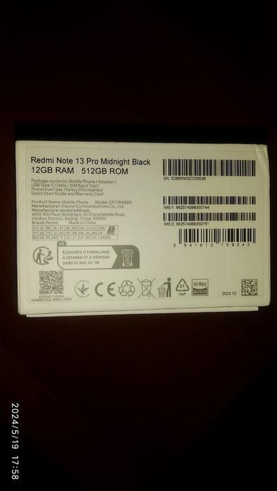 Srochno Sotiladi Redmi not 13 pro