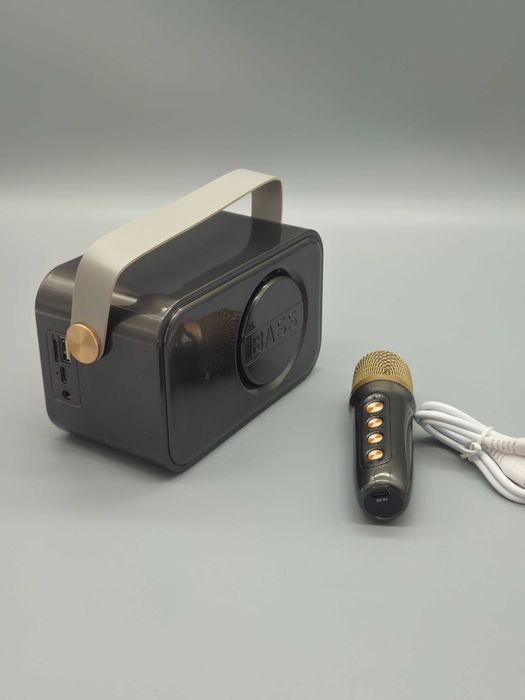 Ретро Bluetooth колонка с микрофон -Bluetooth AUX SD USB