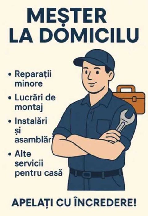 Mester pentru mici lucrari : montajeTV - mobila, plita, hota & cuptor