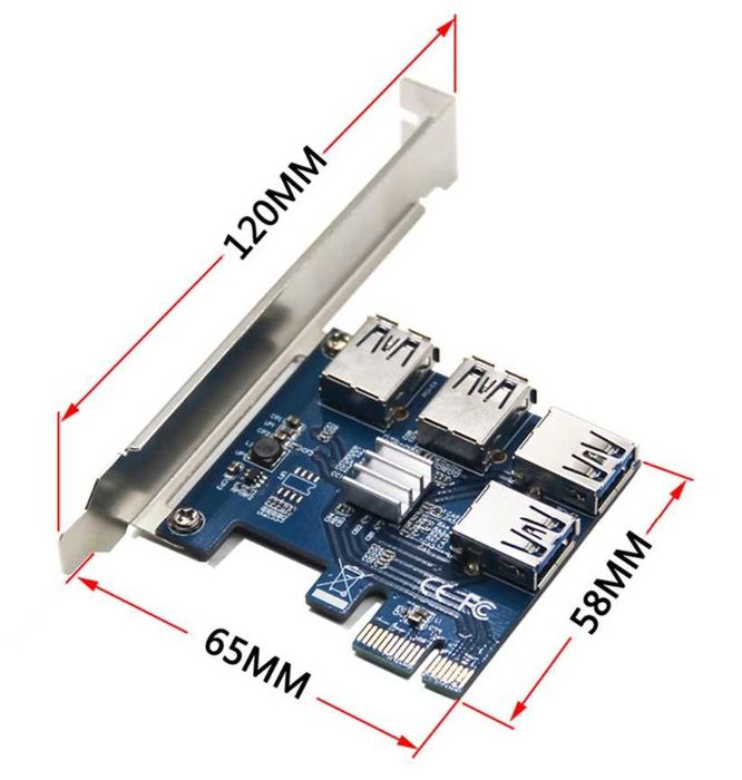 Placă de extensie WBTUO PCI-EXPRES USB 3.0