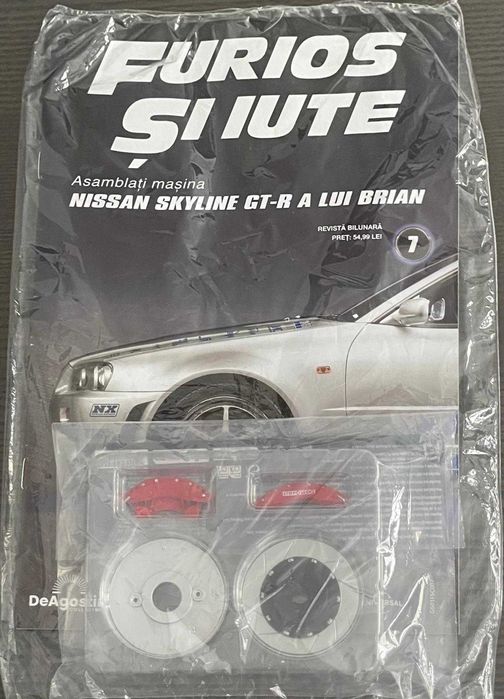 DeAgostini Furios & Iute Brian Nissan Skyline GT-R R34 Numarul 7