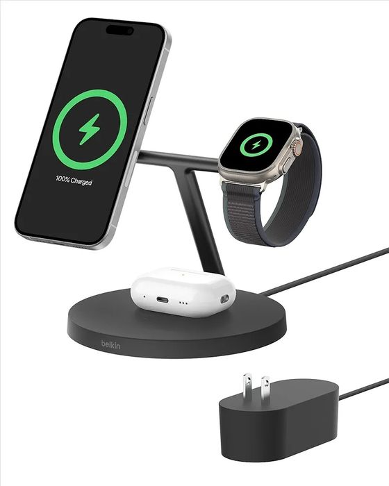 Belkin 3‑в‑1 — беспроводная зарядная станция для iPhone