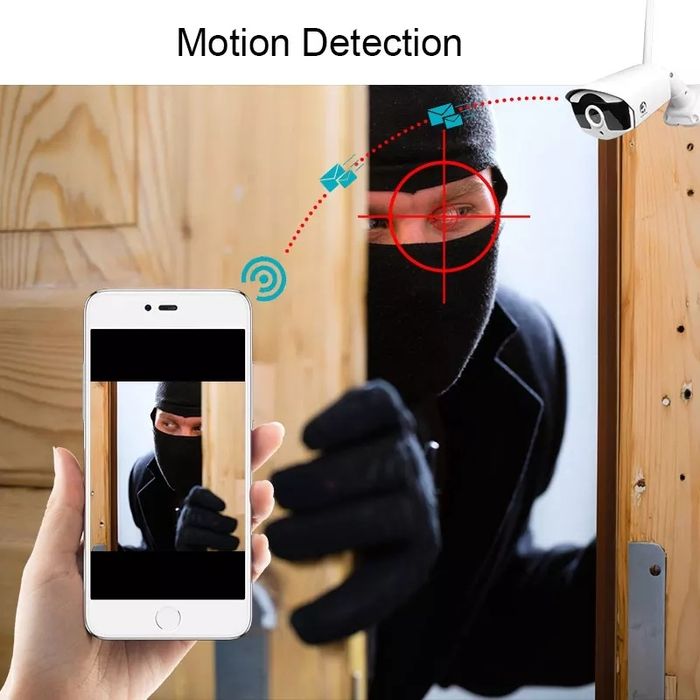 Sistem supraveghere video 4 camere wireless 3mpx si microfon, Kit nou