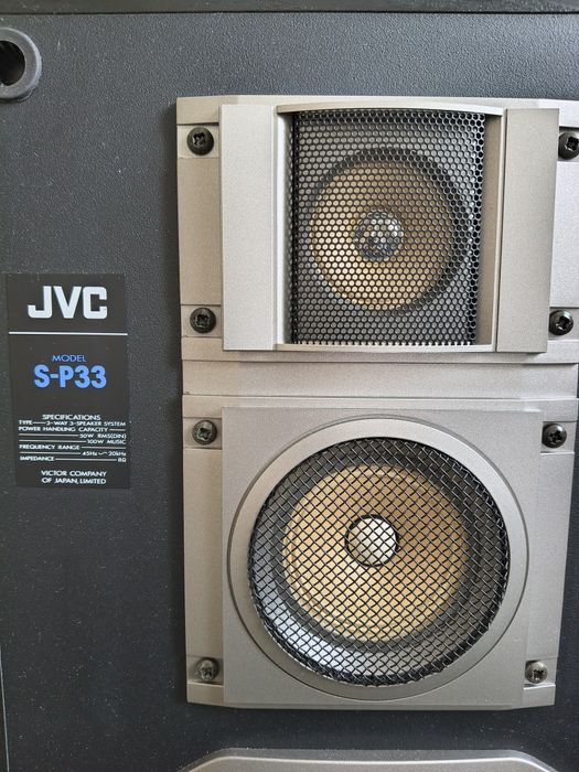 Тонколони JVC. Трилентови.