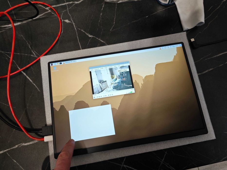 Monitor Prechen 14" FHD, 10" Touch Screen Raspberry Pi