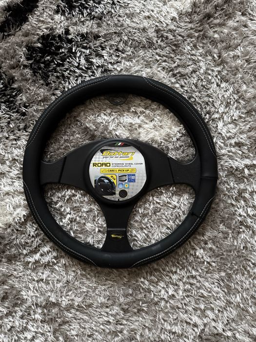 Husă volan auto Bottari neagră nouă