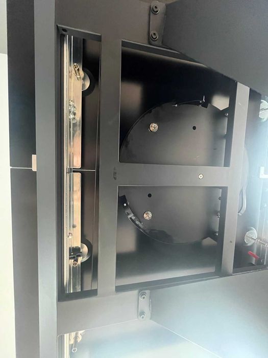 разтегателна трапезна маса 160/90/76 метална основа и керамичен плот