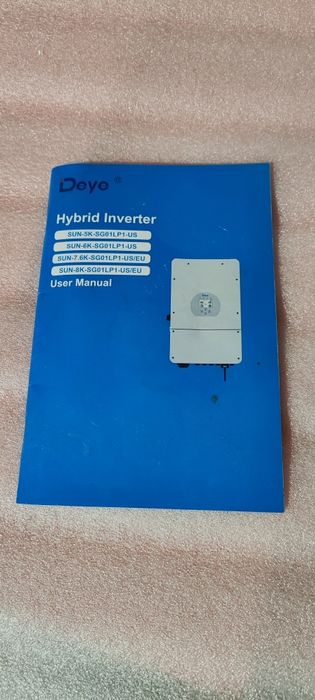 Продавам соларен инвертор Deye, SUN-8K-SG01LP1-EU