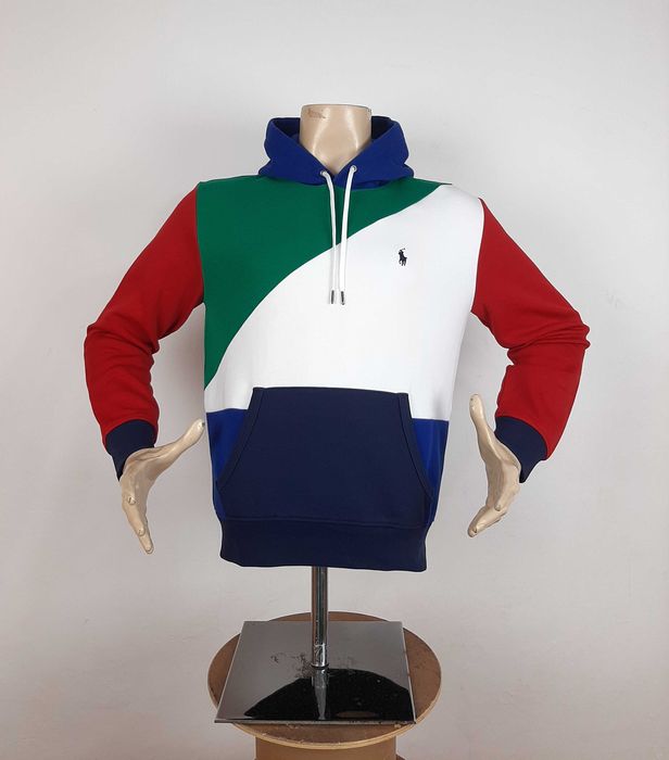 Polo Ralph Lauren Colour-Blocked - Оригинален мъжки суитшърт размер S