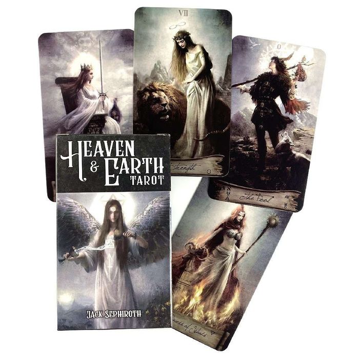 Карты МАК Таро Небо и Земля (Heaven & Earth Tarot) в железной коробке.