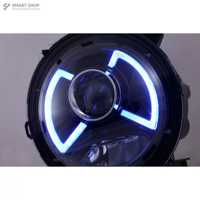 Faruri LED compatibile cu Jeep Wrangler IV JL/JLU (2018-up)