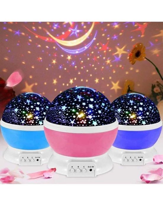 Звездна лампа планетариум Star Master, LED проектор звездно небе