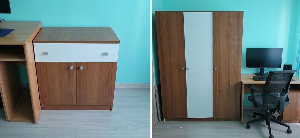 Спалня ,скрин и гардероб