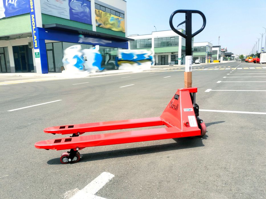 Рохля Транспалет Гидравлическая тележка Штабелер ручная кара 2т