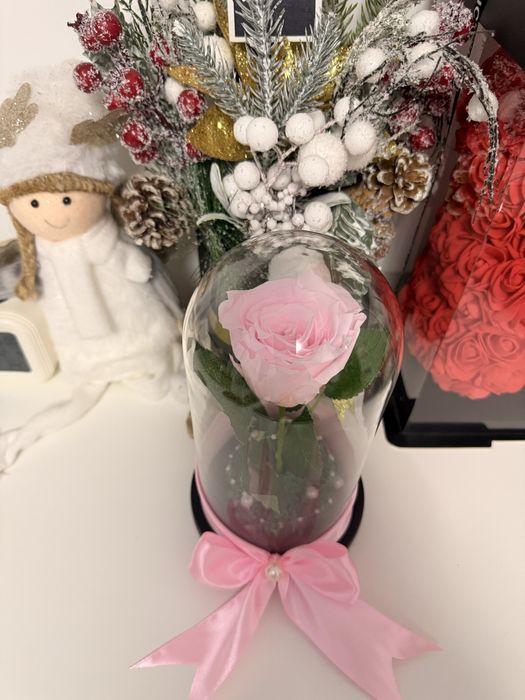 Trandafir criogenat pentru Craciun