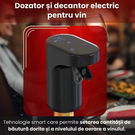 Decantor inteligent de vin, Premium, Aerator integrat automat