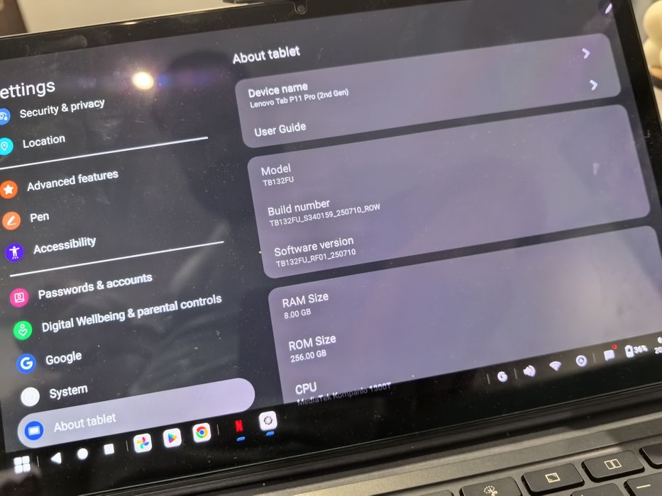 Lenovo tab p11 pro 2nd gen