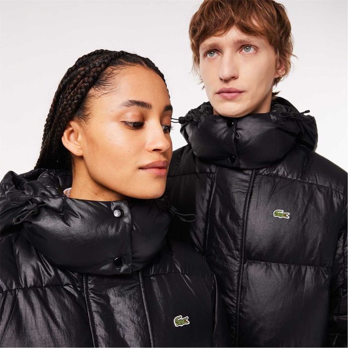 Феноменално 100% оригинално дълго пухено яке LACOSTE UNISEX