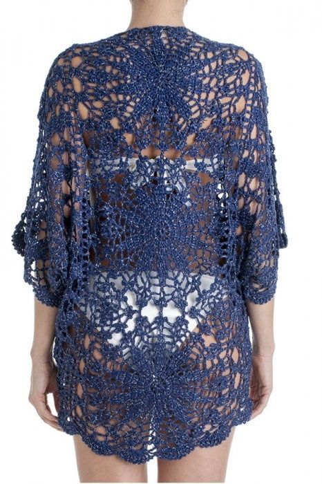 Cardigan crosetat pentru plaje Oysho