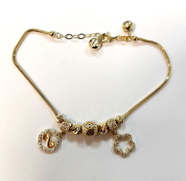 (AG 35)Bratara aur 14K 6.15 gr b.34118 - 2635 Lei Garantie 2ani!