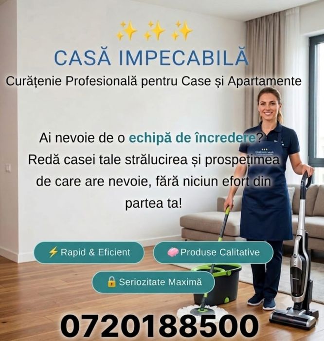 Ofertă!! Curatenie la domiciliu!!