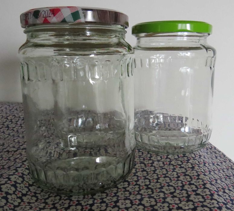 Буркани, 720 мл, без етикети, с капачки на винт