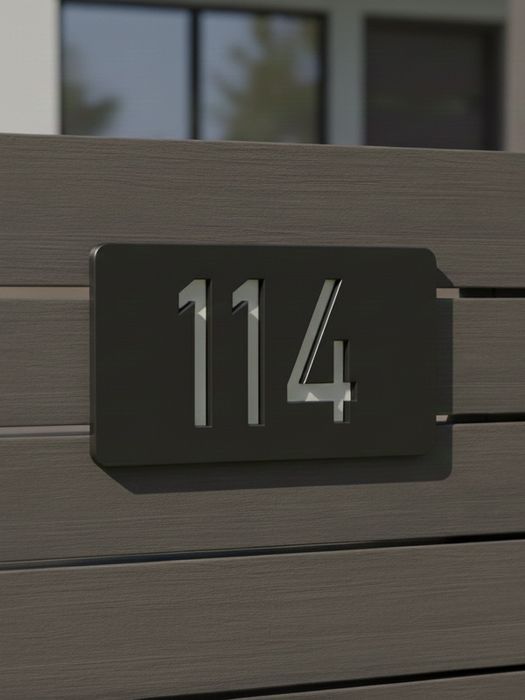 Placă personalizată pentru număr de casă