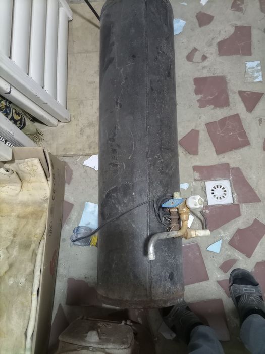 Титан жуда калин, газ, утин, цветга