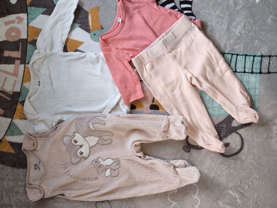 Loturi 30 lei haine bebeluș 2-4luni 50-62cm