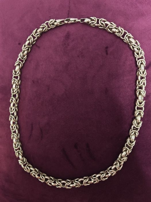 Сребърен масивен синджир