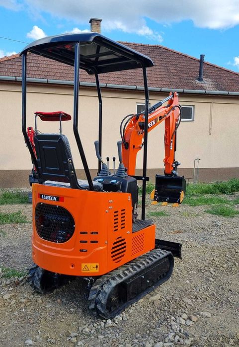 Miniexcavator Lubeck Ex 100 Nou Garantie 2 ani