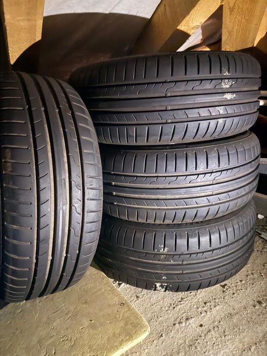 Vand anvelope Vara Dunlop + jante BMW