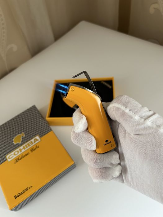 COHIBA комплект запалка + резачка за пури