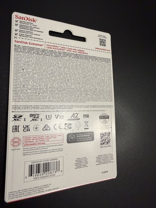 Card SanDisk microSDXC Extreme 2TB, nou , sigilat !