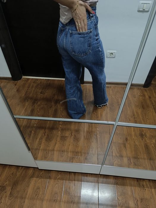 Blugi lungi Zara damă ușor flare